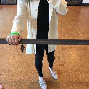 Cream colar Silk Jacket